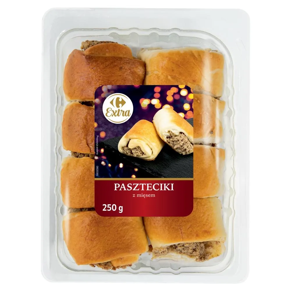 Carrefour Extra Paszteciki z mięsem 250 g