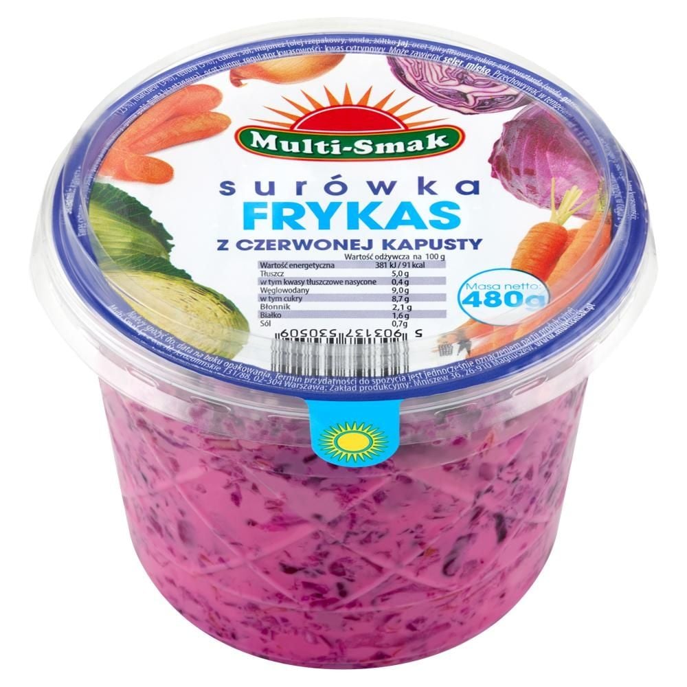 Surówka frykas z czerwonej kapusty 480 g