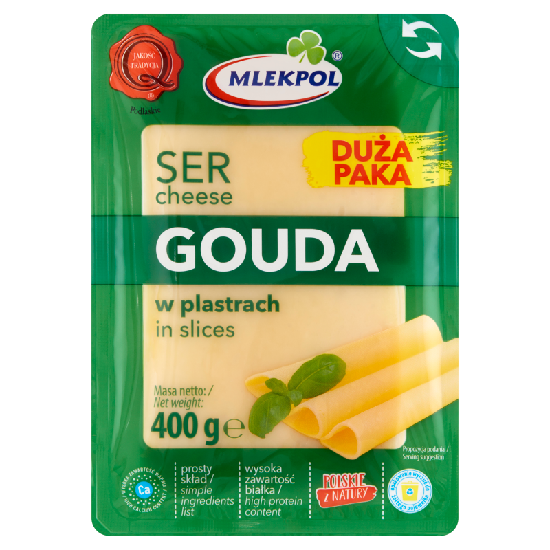 Ser żółty Gouda (plastry)