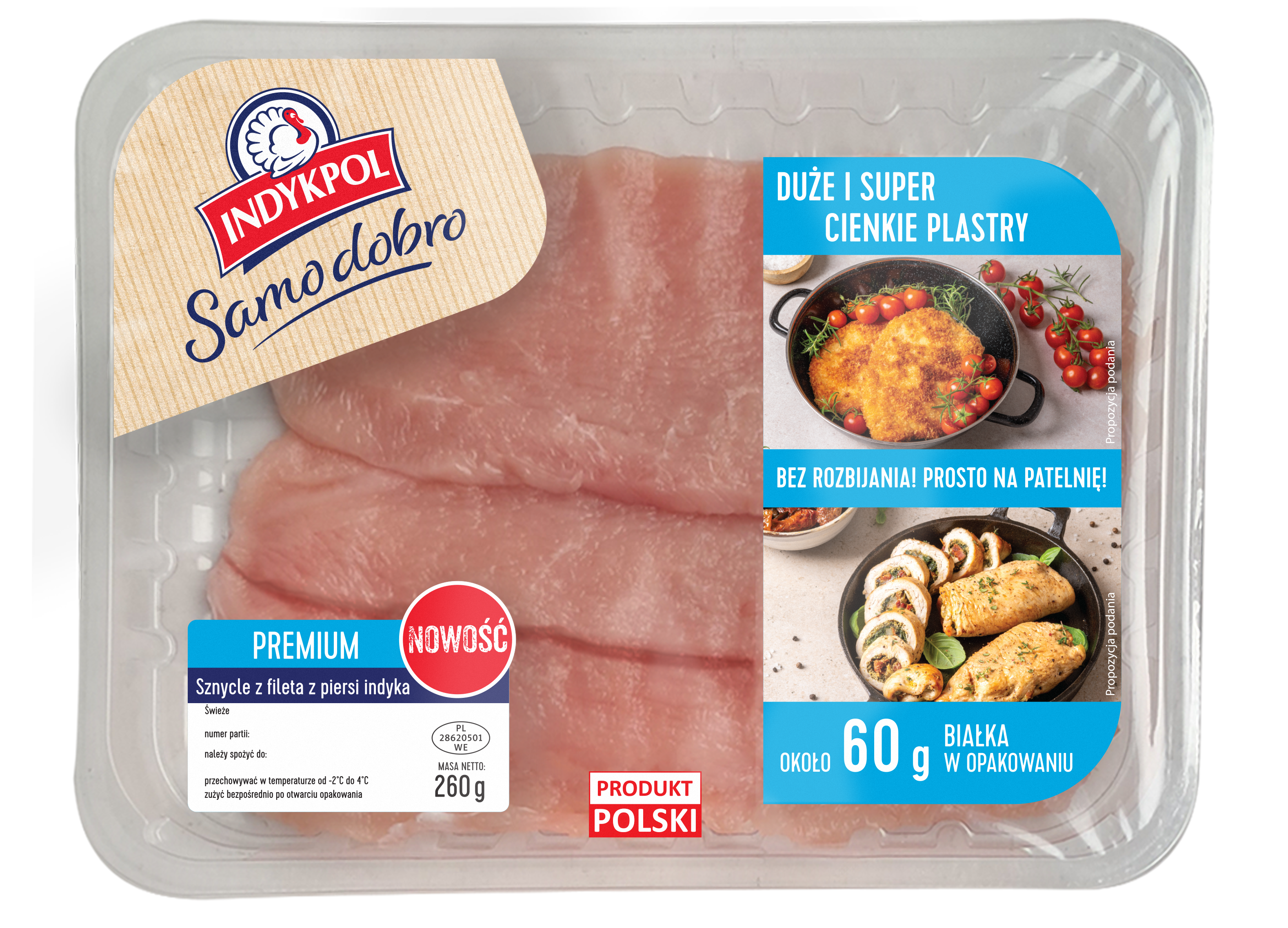 Sznycle z piersi indyka Premium