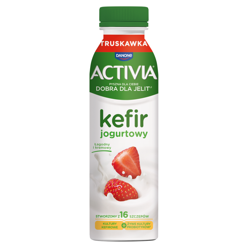 Kefir truskawka