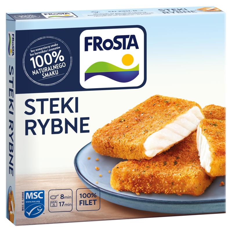 Steki rybne z fileta mrożone