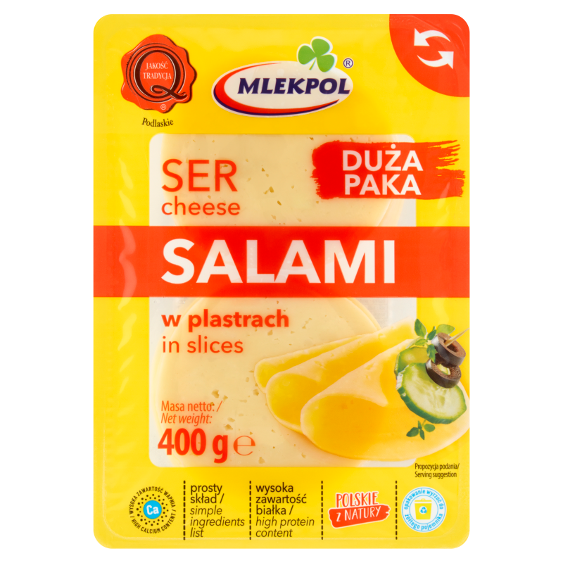 Ser żółty Salami (plastry)