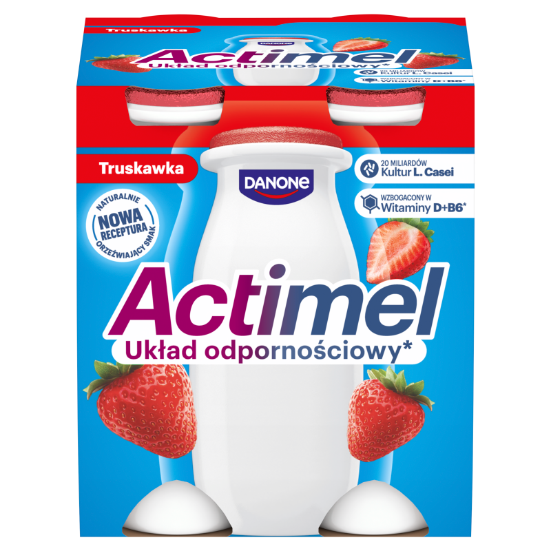 Napój mleczny truskawka (4 szt.)