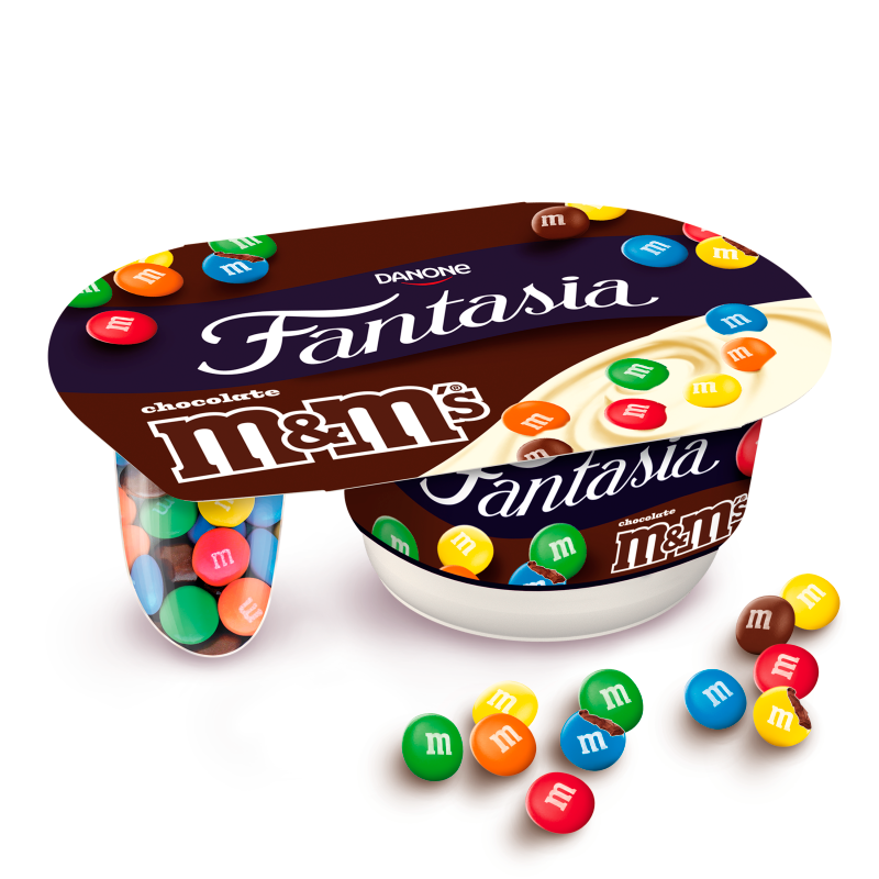 Jogurt o smaku waniliowym z M&M's