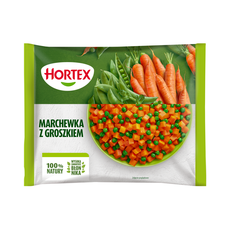 Marchew z groszkiem mrożona