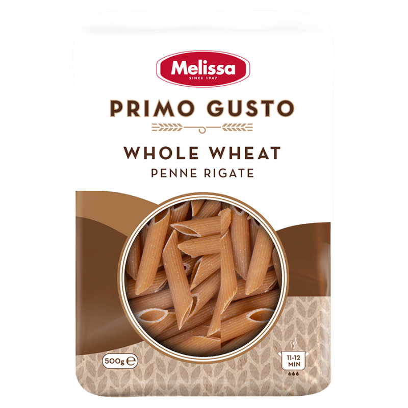 Makaron Penne Rigate Integrale - rurki skośne pełnoziarniste