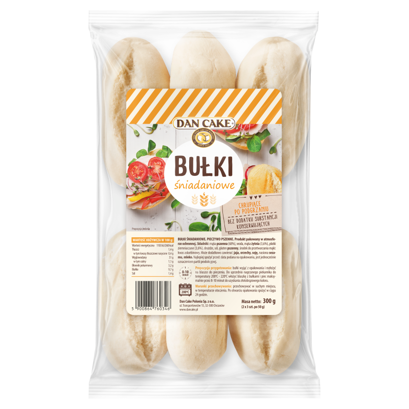Bułki śniadaniowe do odpieku