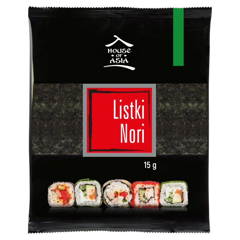 Liście alg morskich nori (6 szt.)