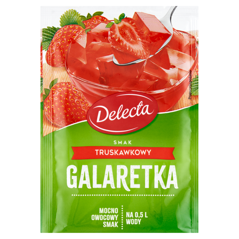 Galaretka o smaku truskawkowym