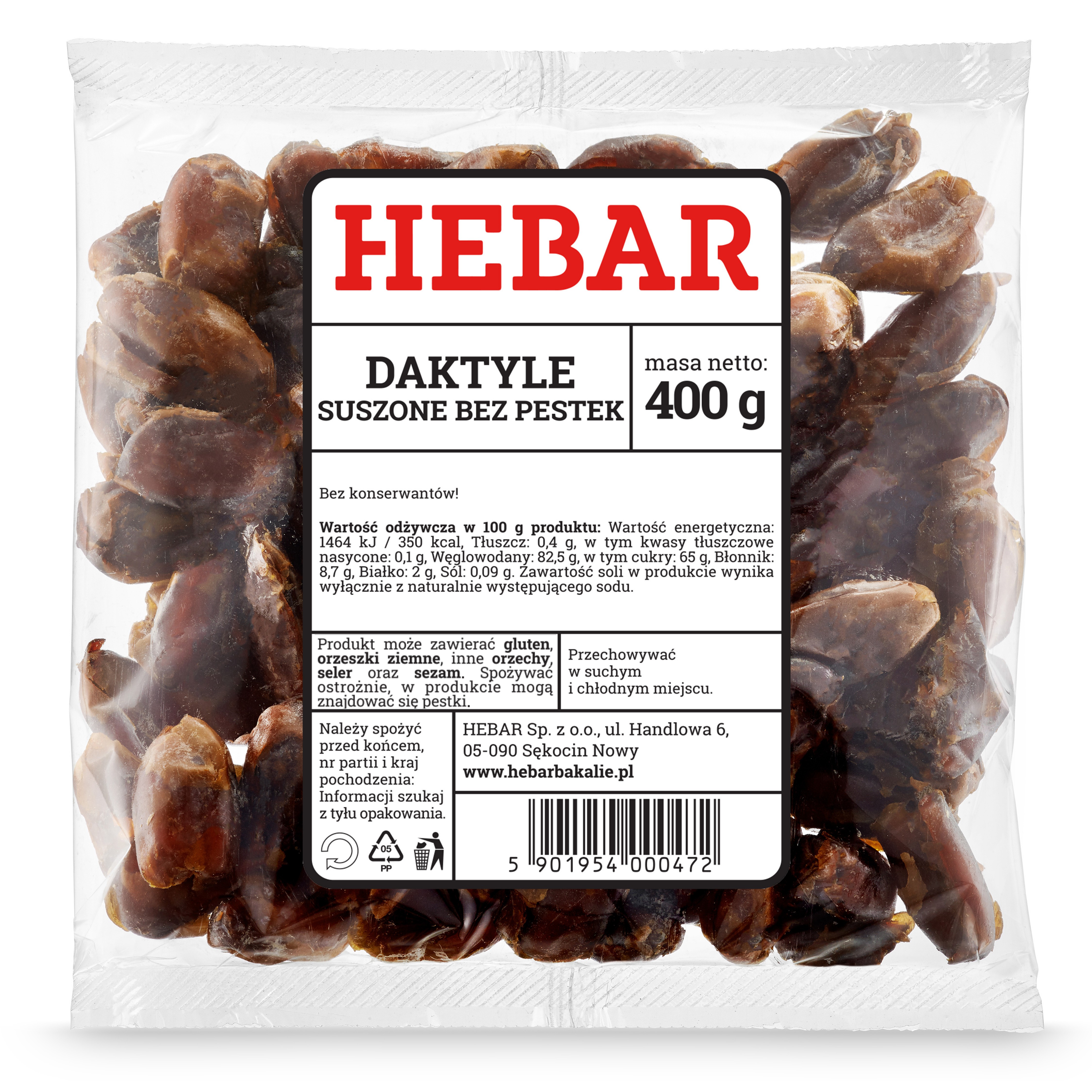 Daktyle suszone (bez pestek)