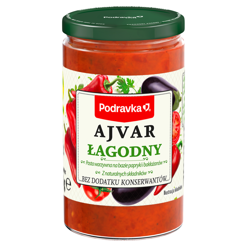 Ajvar łagodny (pasta warzywna)