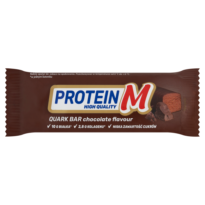 Batonik twarogowy proteinowy o smaku czekoladowym