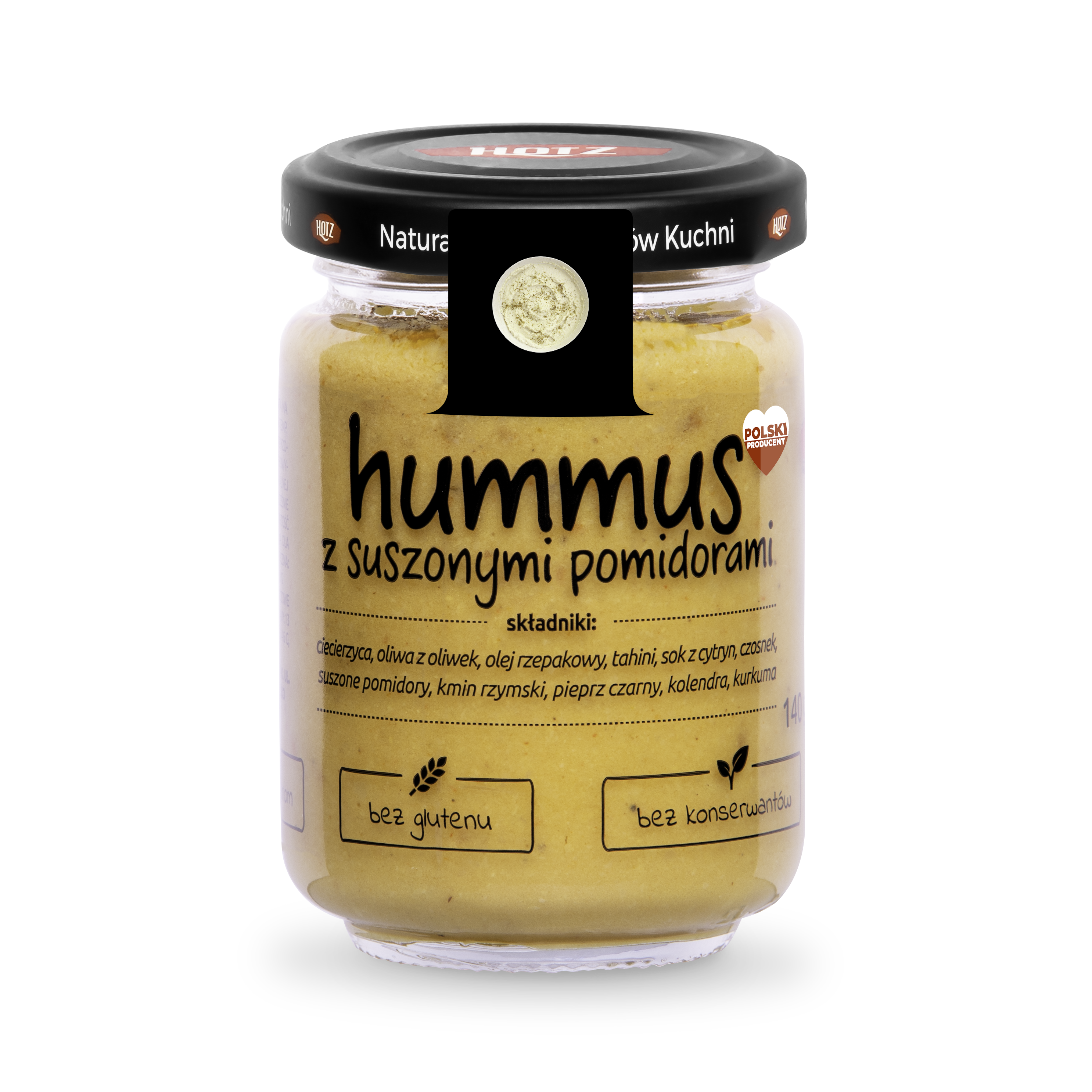 Hummus z suszonymi pomidorami