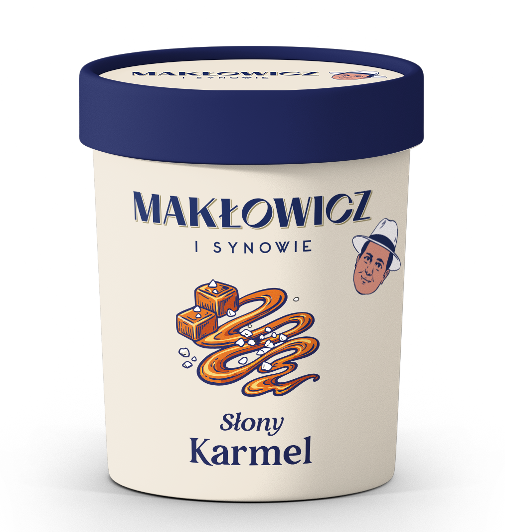 Lody słony karmel