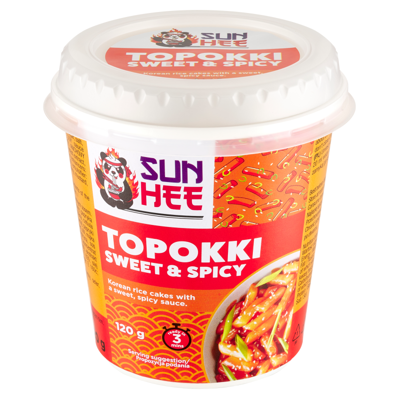 Topokki (kluski ryżowe instant) sweet&spicy