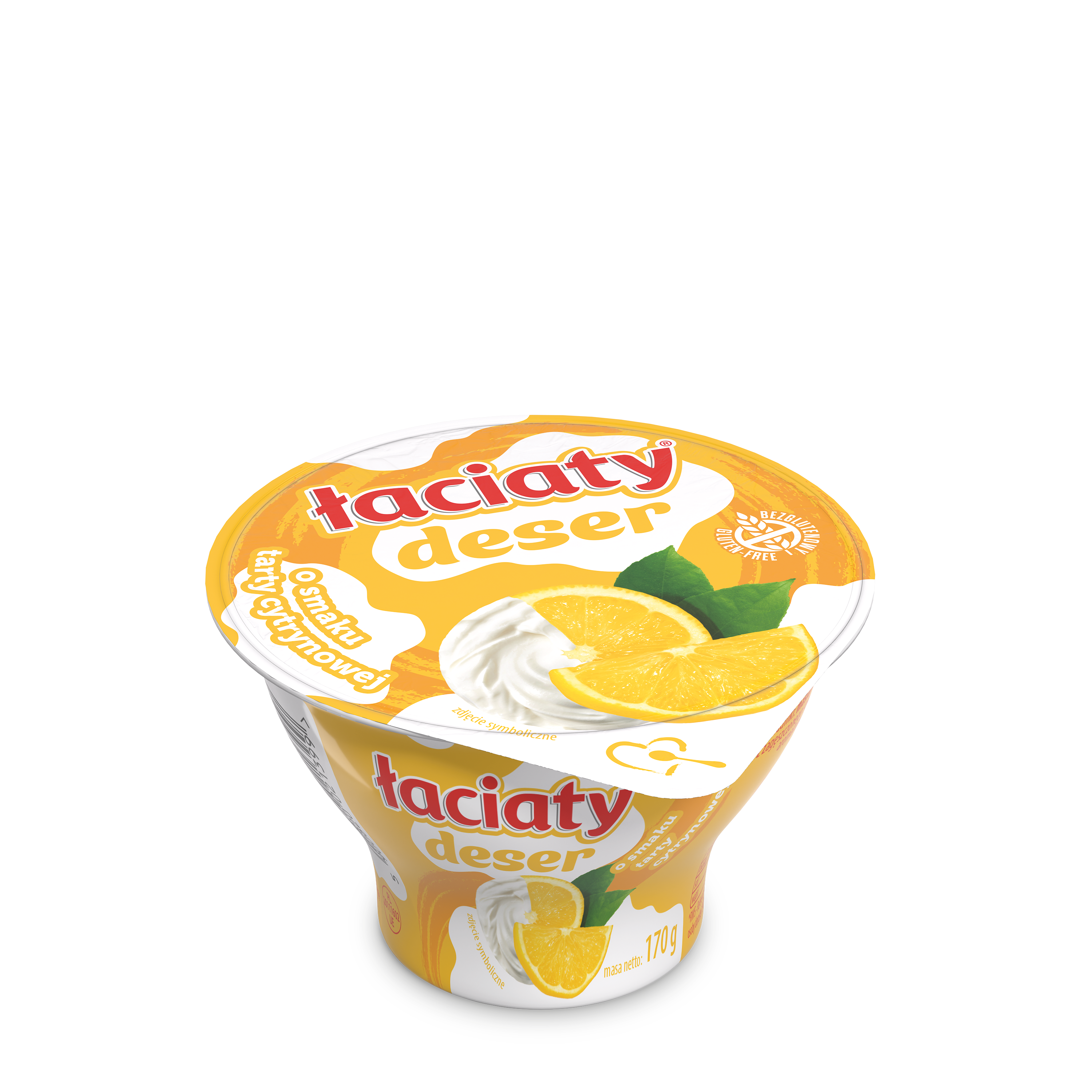 Deser na bazie maślanki o smaku tarty cytrynowe