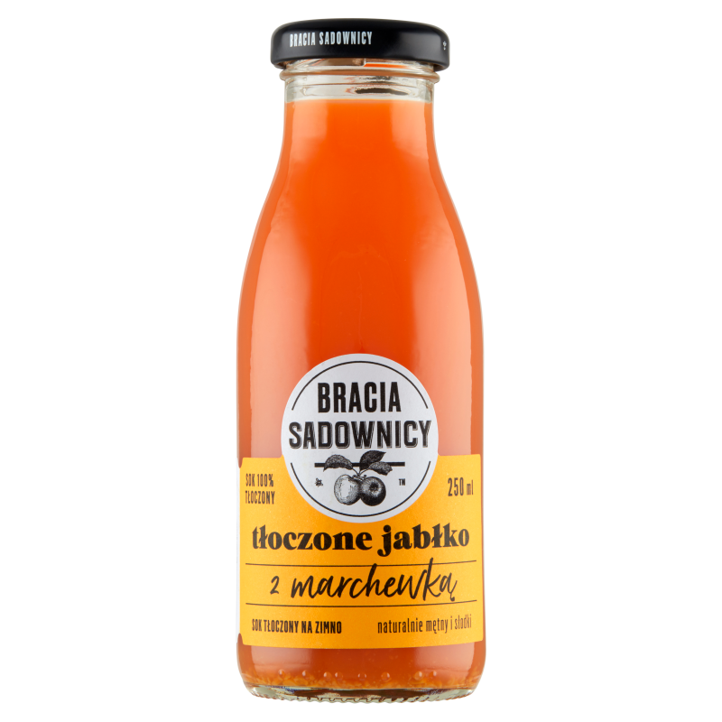 Tłoczone jabłko z marchewką