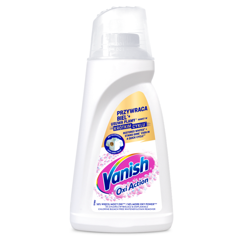 Odplamiacz w płynie do tkanin białych 1000ml