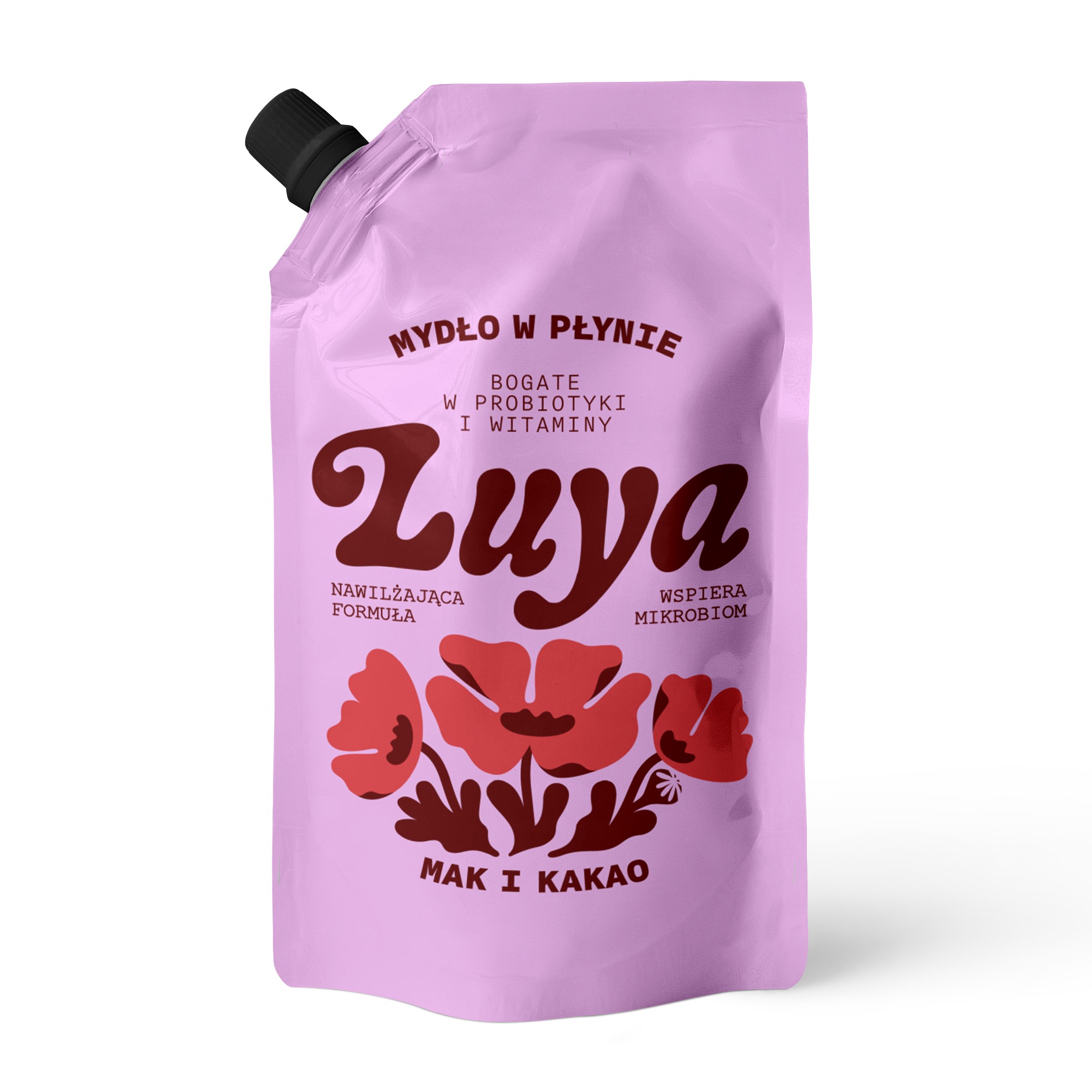 Mydło do rąk w płynie Mak i Kakao - zapas