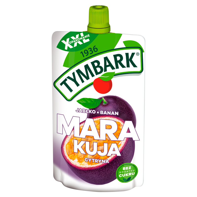 Mus marakuja z jabłkiem, bananem i cytryną XXL (bez dodatku cukru)