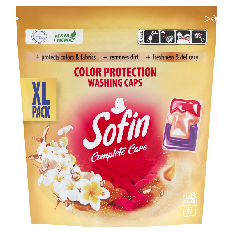 Kapsułki do prania tkanin kolorowych 42 szt.