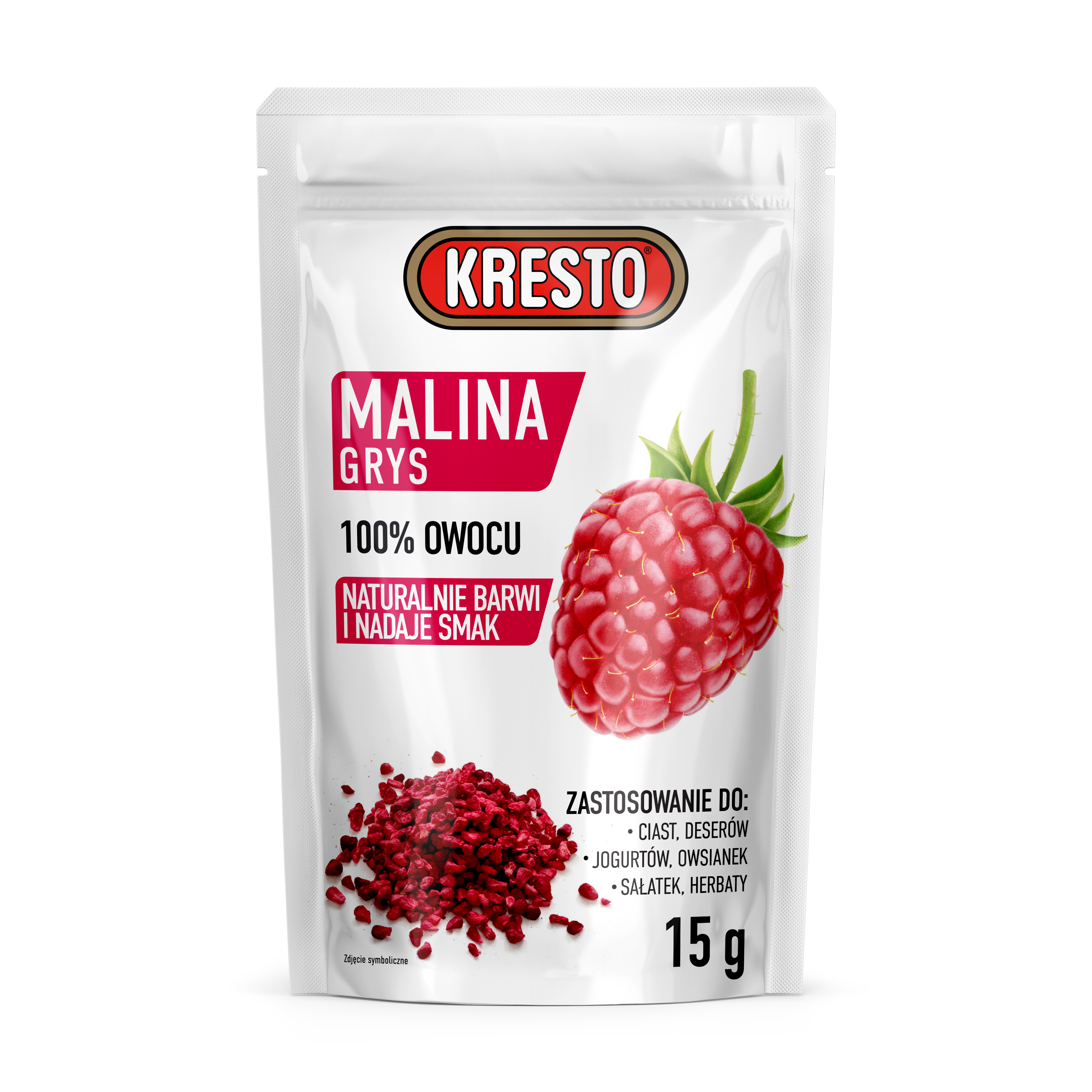 Malina liofilizowana (grys)