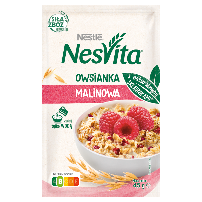 Owsianka malinowa (instant)