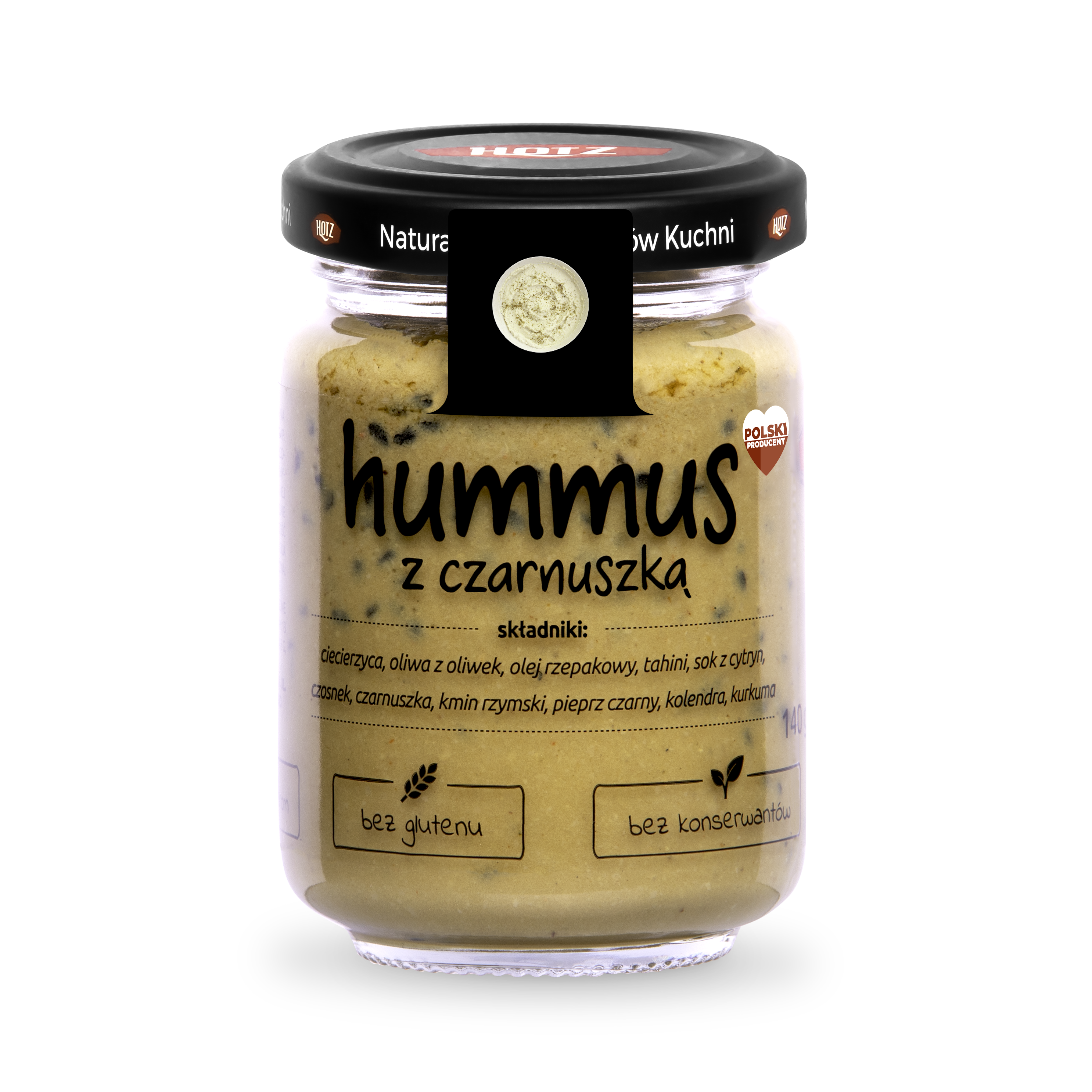 Hummus z czarnuszką