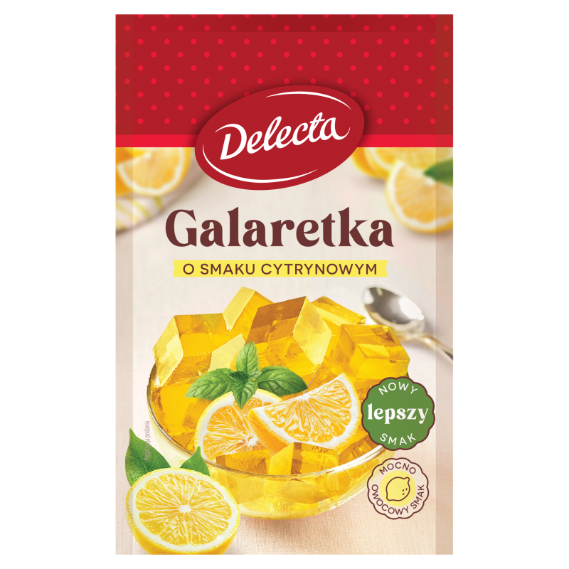 Galaretka o smaku cytrynowym
