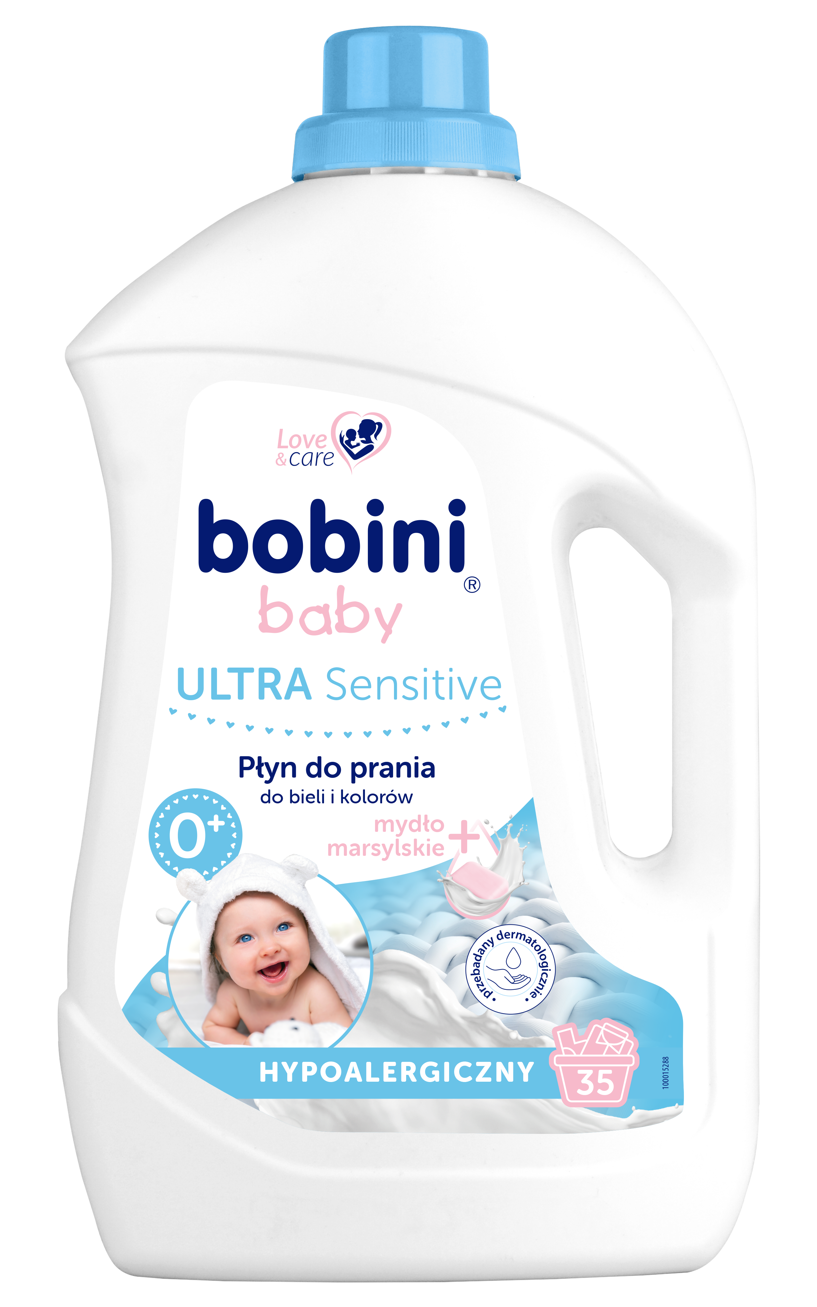 Płyn do prania niemowlęcych tkanin uniwersalny z Mleczkiem Bawełnianym 35 prań Baby 2500ml