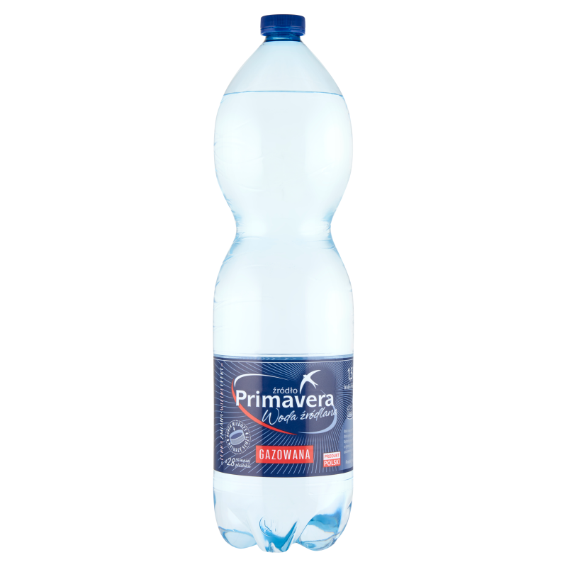 Naturalna woda źródlana gazowana