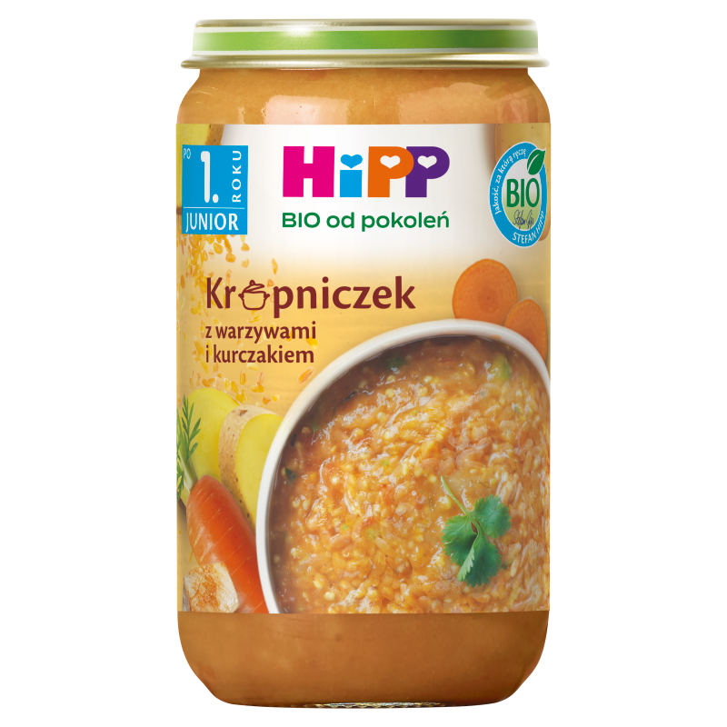 Krupniczek z warzywami i kurczakiem po 1 roku życia BIO