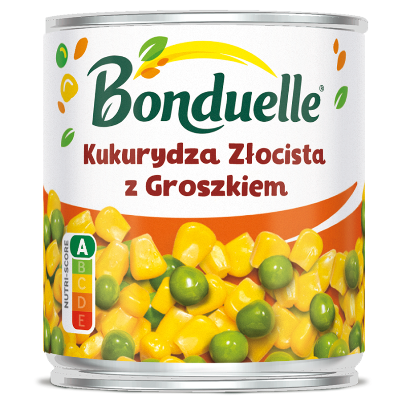 Kukurydza złocista z groszkiem