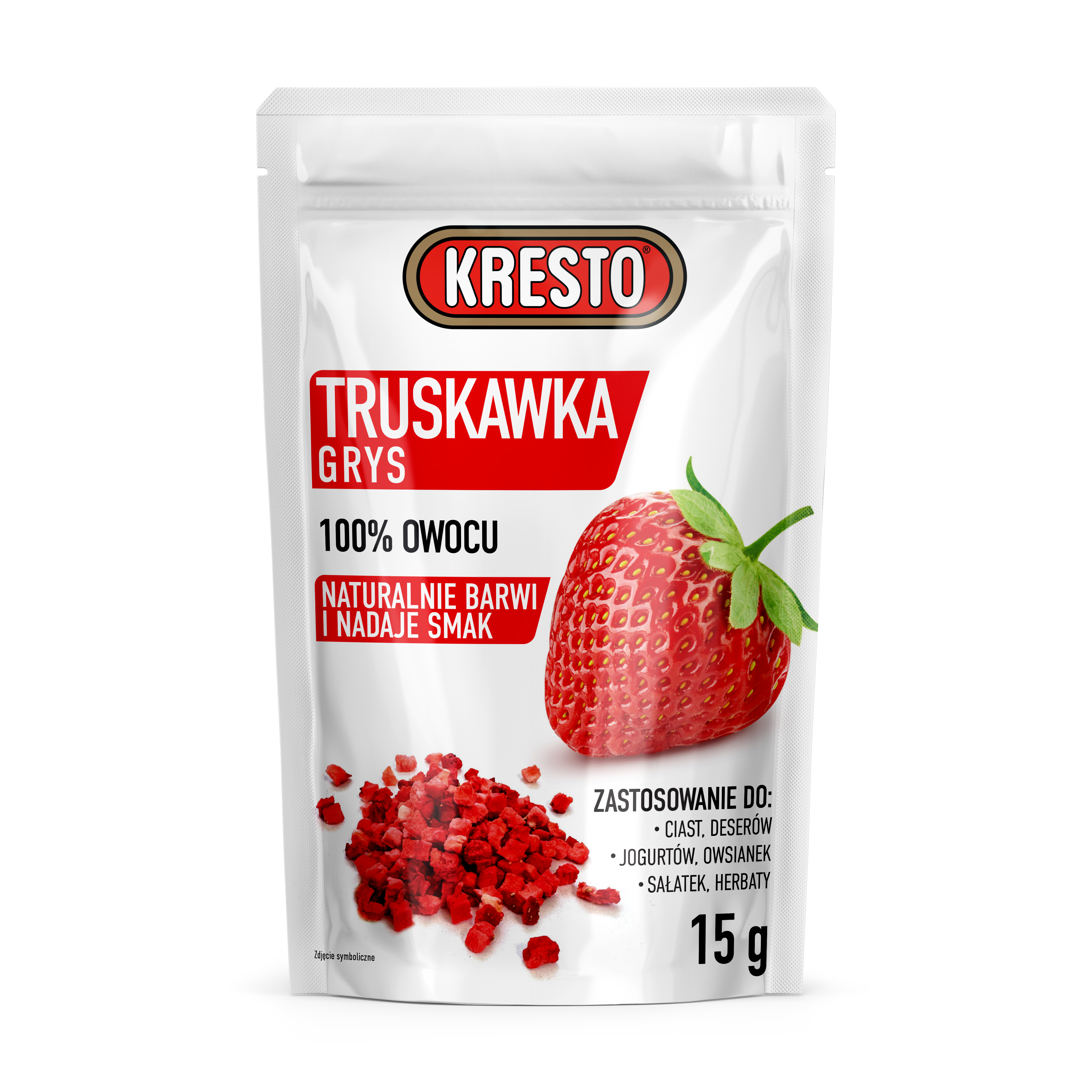 Truskawka liofilizowana (grys)