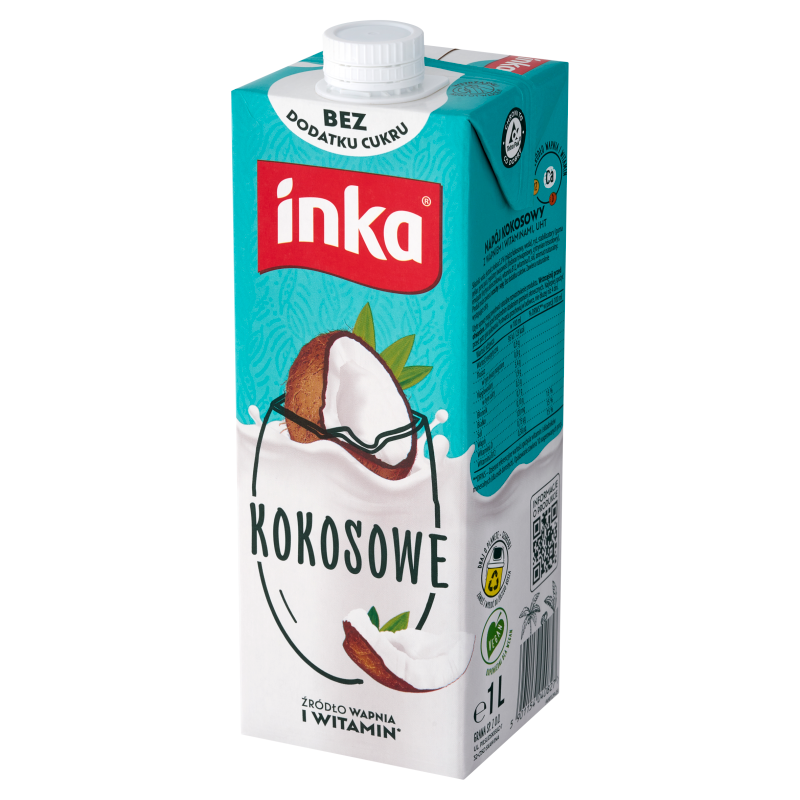 Napój kokosowy z wapniem i witaminami