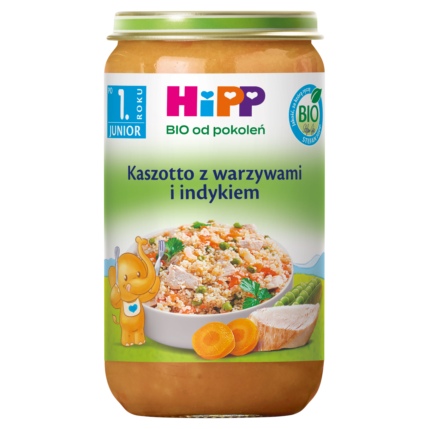 Kaszotto z warzywami i indykiem po 12. miesiącu