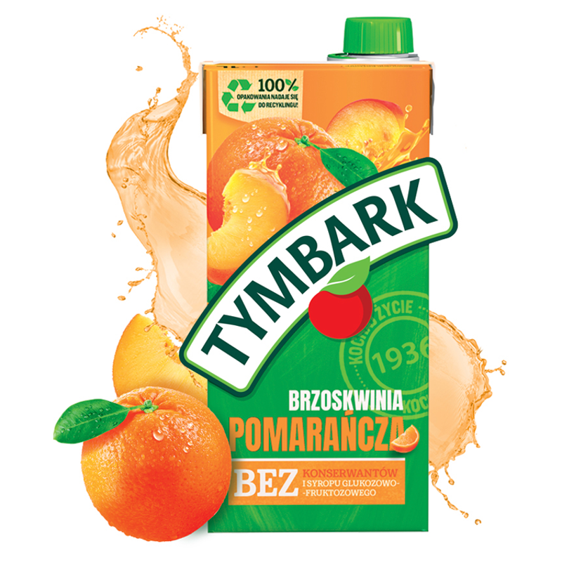 Pomarańcza brzoskwinia Napój