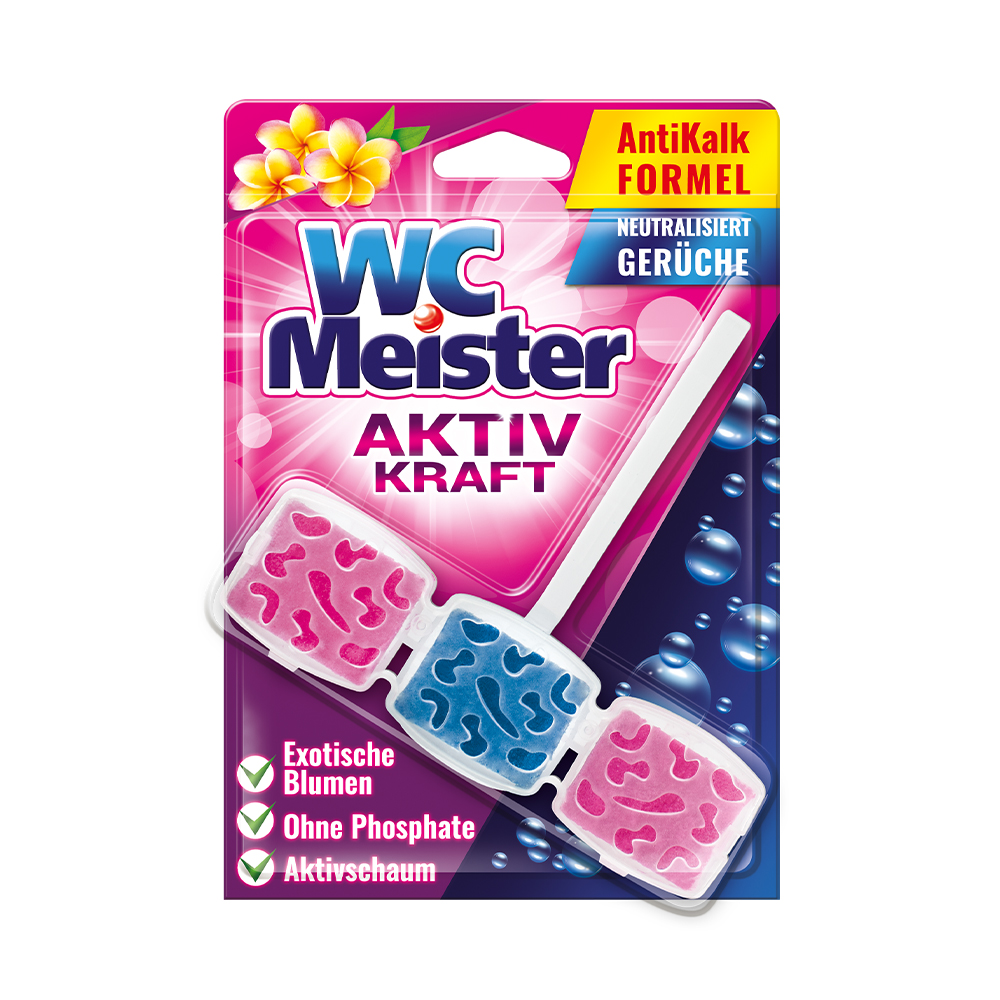 Zawieszka do WC Egzotyczne Kwiaty 1x45g