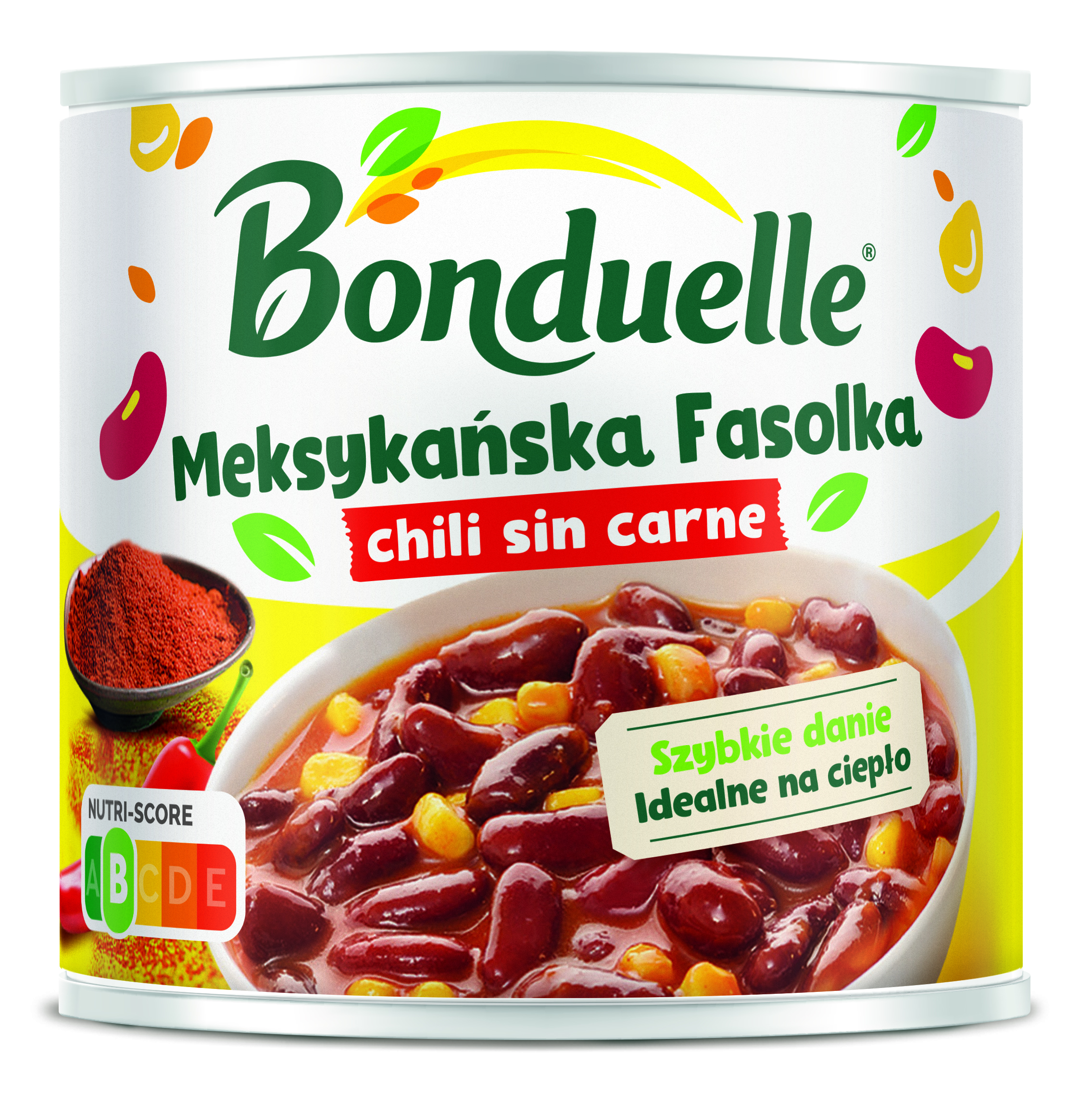 Meksykańskie fasolka chili sin carne