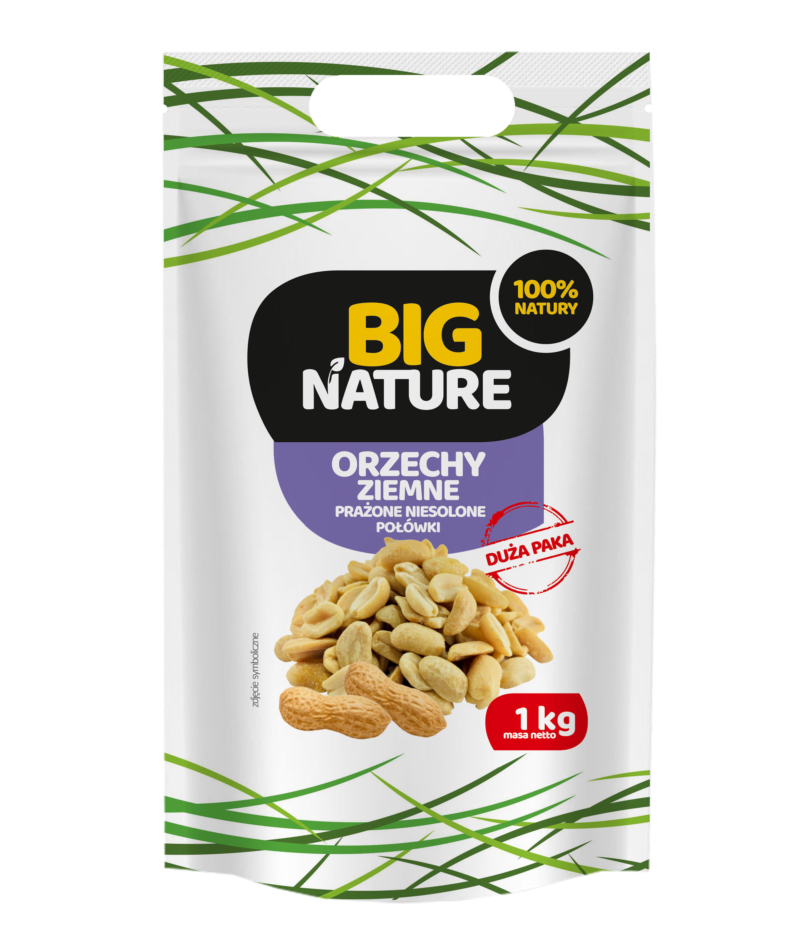 Orzechy ziemne prażone niesolone (połówki)