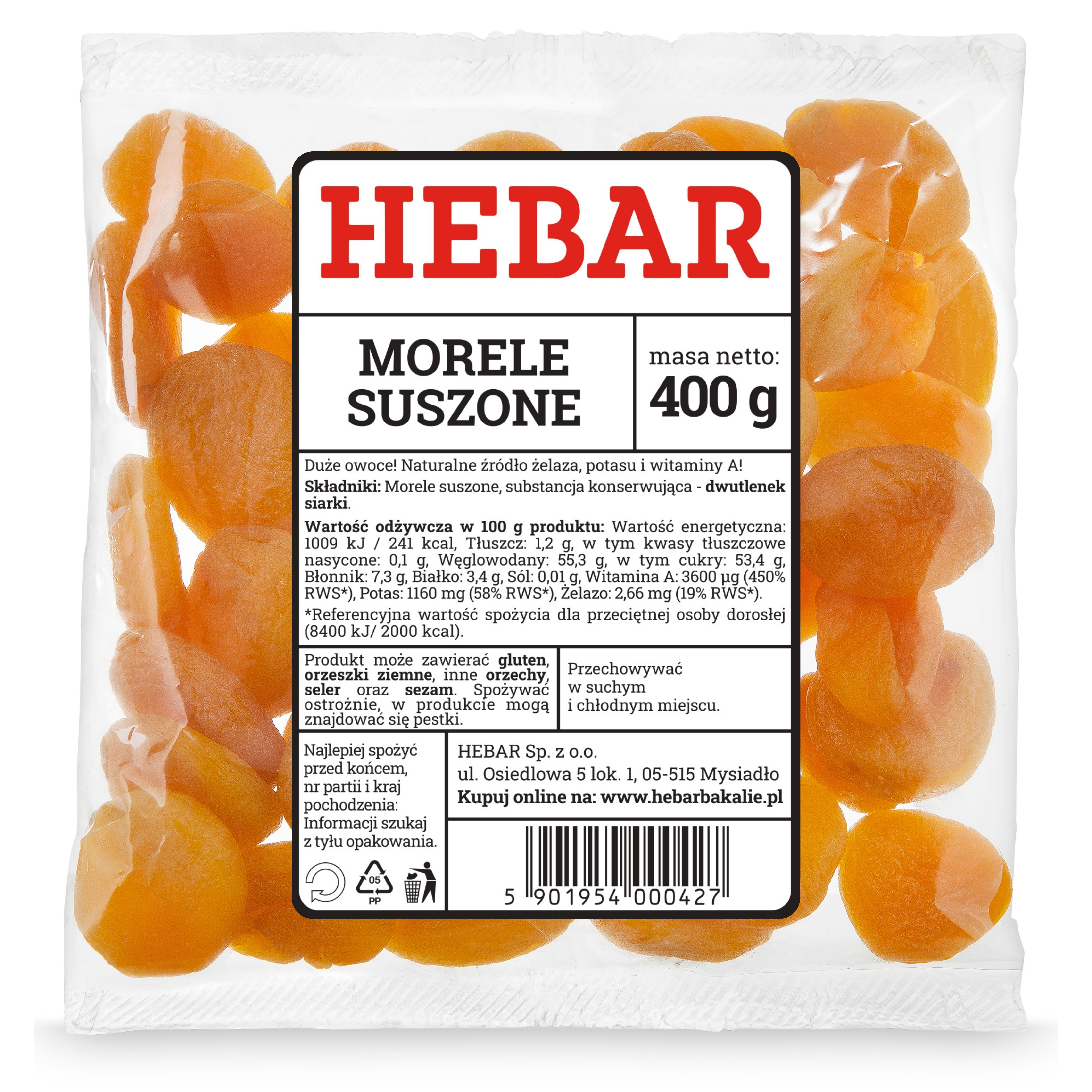 Morele suszone