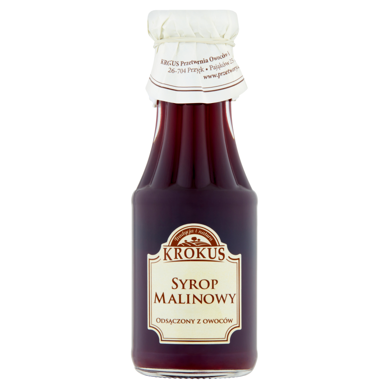 Syrop malinowy bezglutenowy