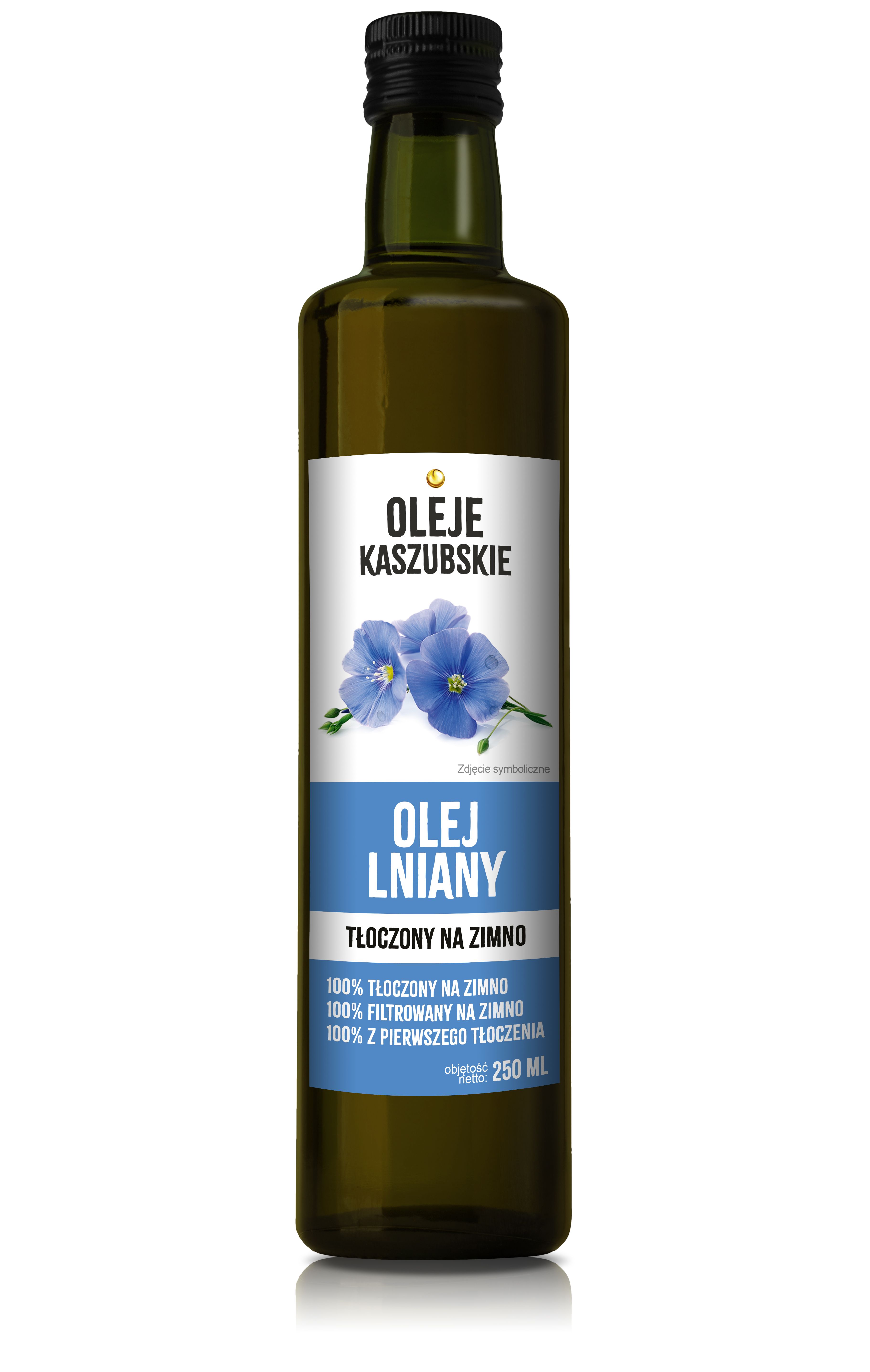Olej lniany (tłoczony na zimno)