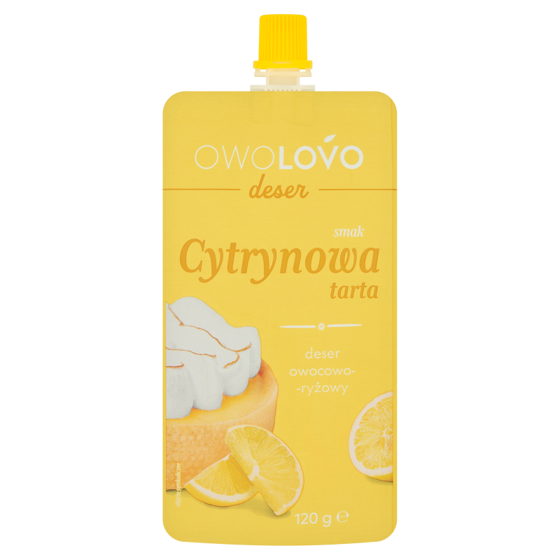 Deser owocowo-ryżowy o sm. cytrynowej tarty