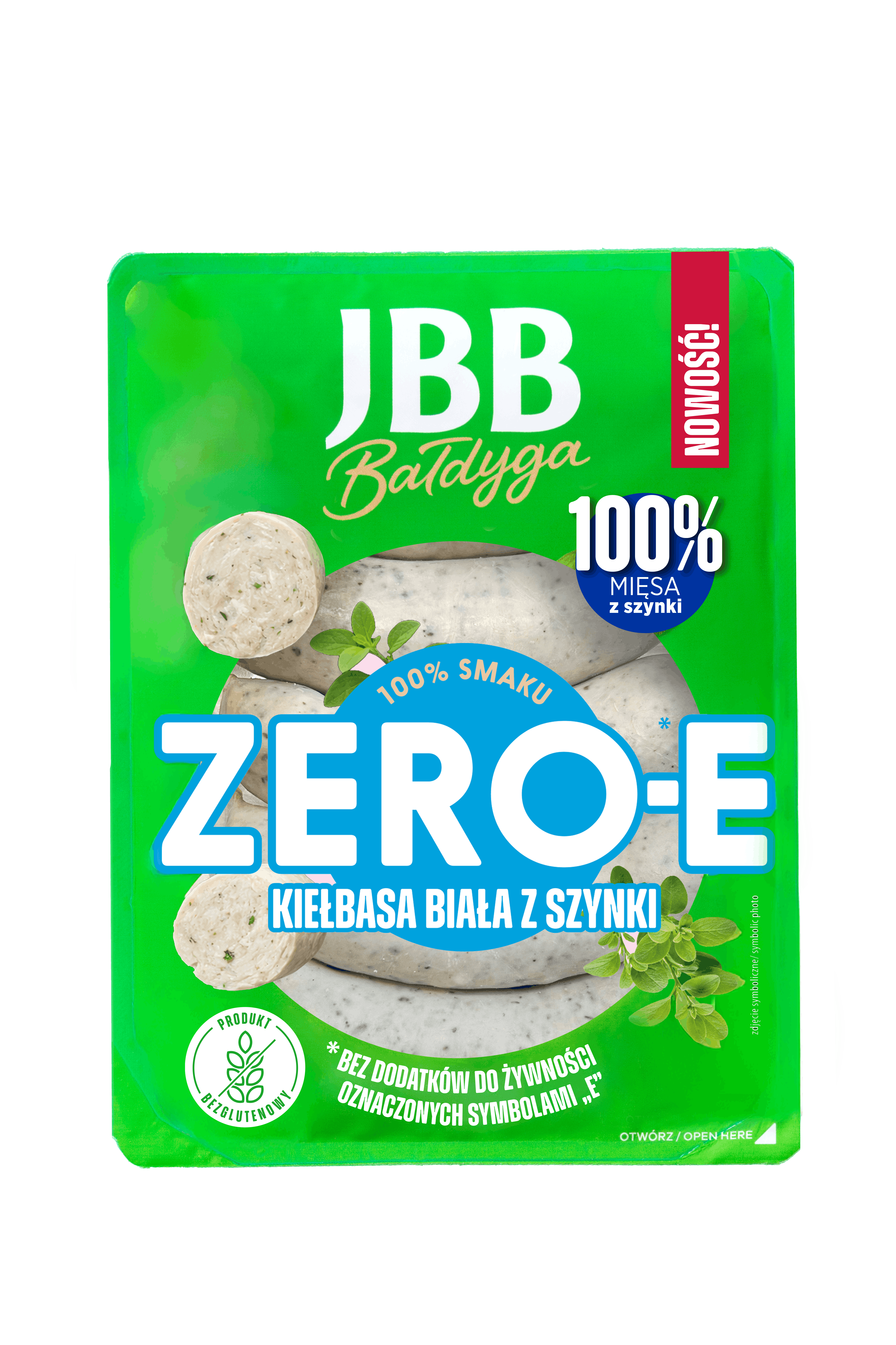 Kiełbasa biała z szynki Zero - E