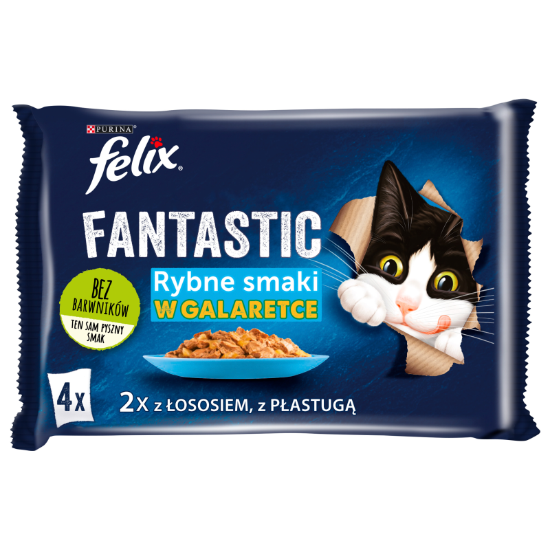 Karma dla kotów - Rybne smaki w galaretce 4x85g