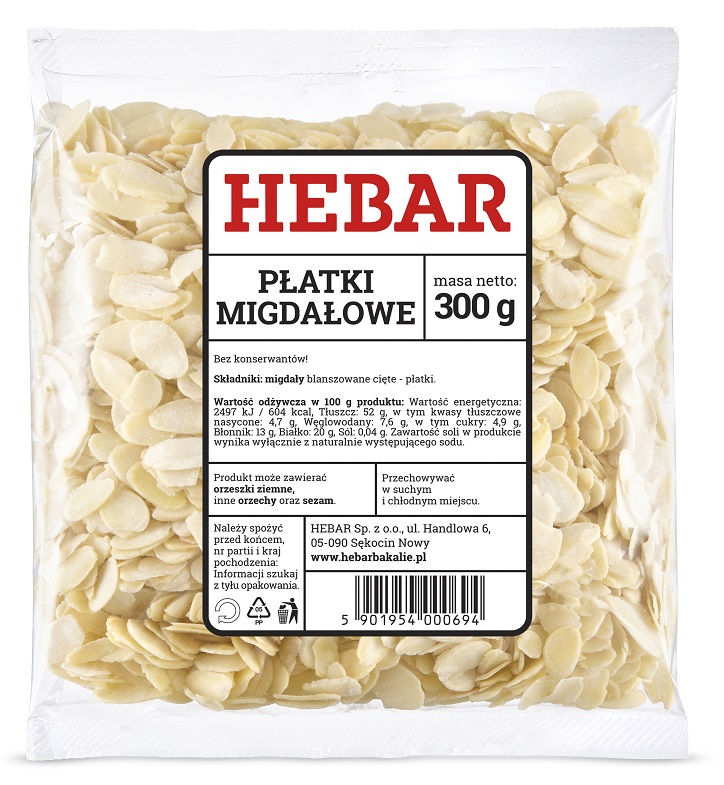 Płatki migdałowe