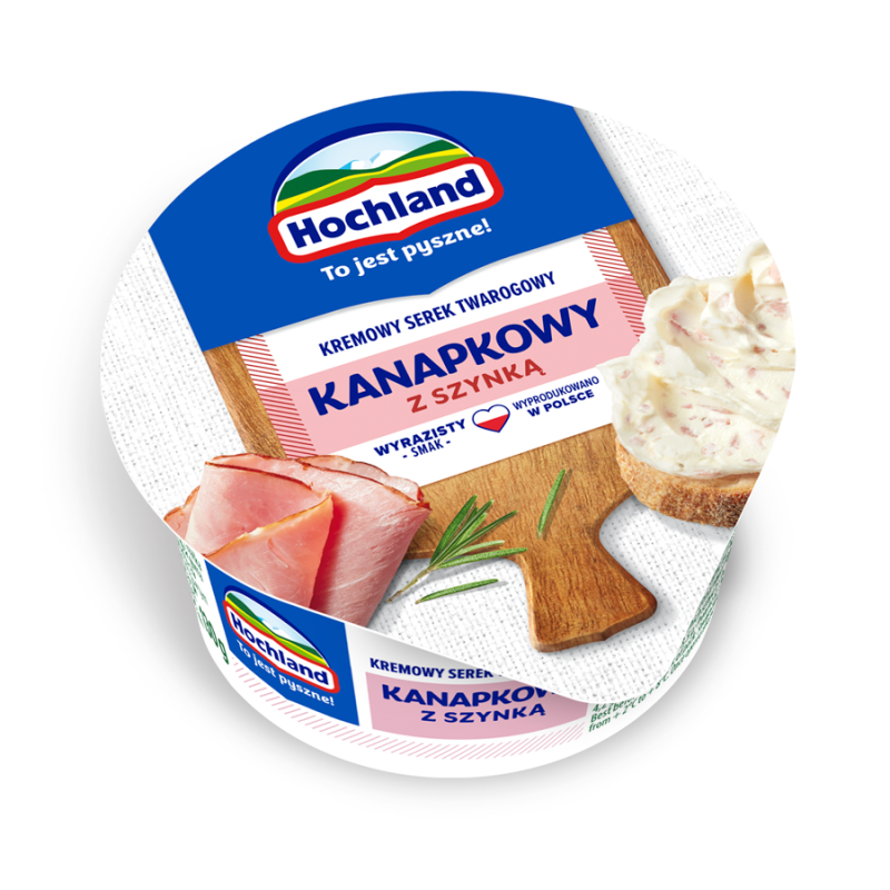 Ser twarogowy z szynką