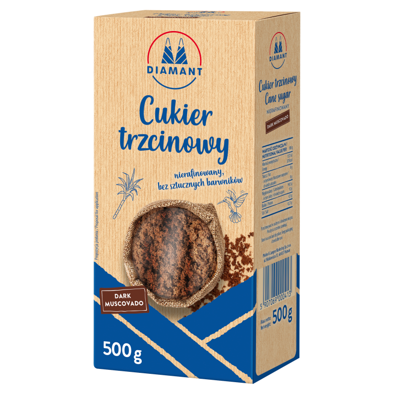 Cukier trzcinowy Dark Muscovado nierafinowany
